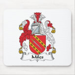 Miles Family Crest Mouse Pad