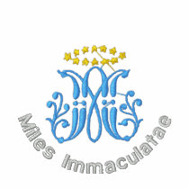 Miles Immaculatae - BVM monogram embroidered shirts