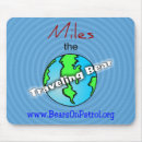 Miles the Traveling Bear Mousepad