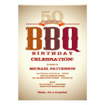 Milestone Birthday BBQ Celebration Invitation