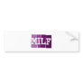 MILF BUMPER STICKERS