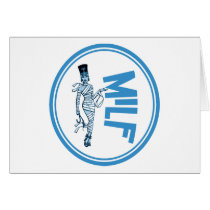 MILF Mummy Blue cards by atomic50s MILF Mummy Blue cards