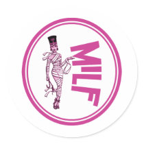 MILF Mummy Pink stickers by atomic50s MILF Mummy Pink stickers