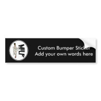 MILF Retro Mummy Pinup Girl bumper stickers by atomic50s MILF Retro Mummy Pinup Girl bumper stickers