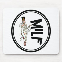 MILF Retro Mummy Pinup Girl mousepads by atomic50s MILF Retro Mummy Pinup Girl mousepads