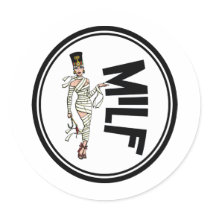 MILF Retro Mummy Pinup Girl stickers by atomic50s MILF Retro Mummy Pinup Girl stickers