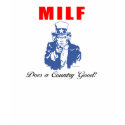 MILF Sarah Palin T-shirt Long Sleeve