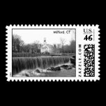 Milford CT Duckpond Postage Stamp stamps