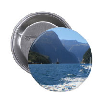 Milford Sound, New Zealand Pinback Button