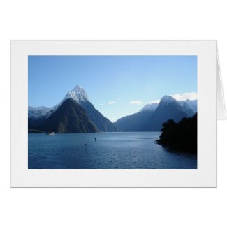 Milford Sound Photo Card card
