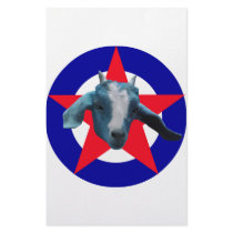 Militant Goat stationery by redstarkids Militant Goat stationery