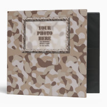 Militares del camuflaje carpeta de 2 pulgadas carpetas