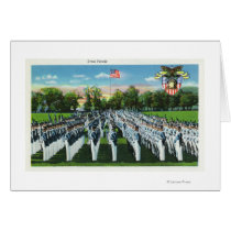 Military Academy Dress Parade Card