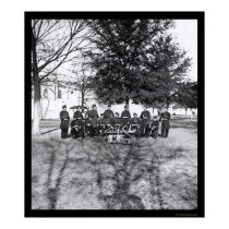 Military Band with Instruments 1865 posters
