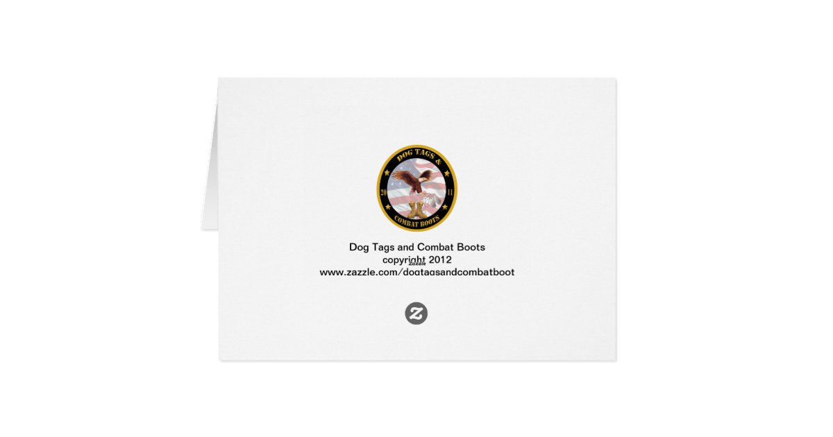 Military Boot Camp Graduation Card | Zazzle