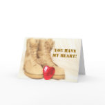military boots card