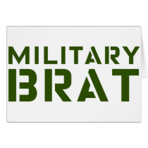 Military Brat Greeting Card