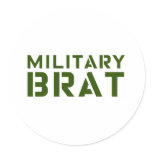 Military Brat Stickers