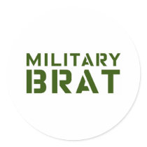 Military Brat stickers