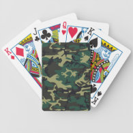 Military Camouflage Bicycle Poker Cards