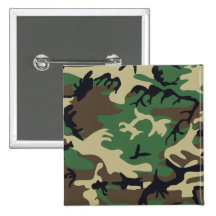 Military Camouflage Button