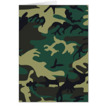 Military Camouflage Card