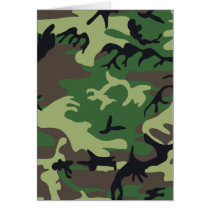 Military Camouflage Card