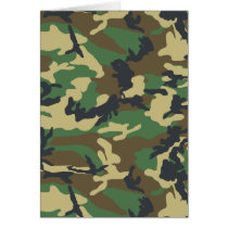 Military Camouflage Card