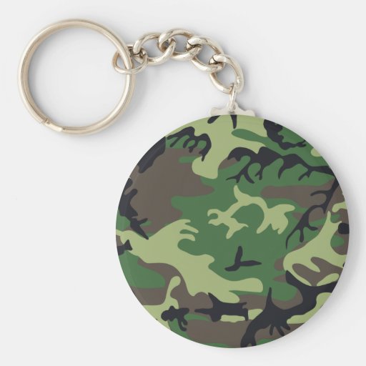 Military Camouflage Keychain Zazzle