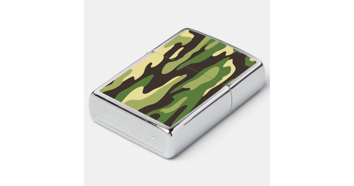 Military Camouflage Personalized Zippo Lighter Zazzle