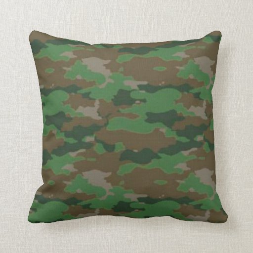 Military camouflage pillow Zazzle