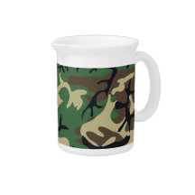Military Camouflage Pitcher