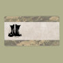 Military Camouflage with Army Combat Boots