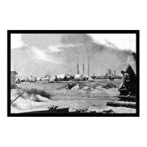 Military Camp on Morris Island, SC 1863 posters