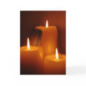 Candles and Dog Tags Card