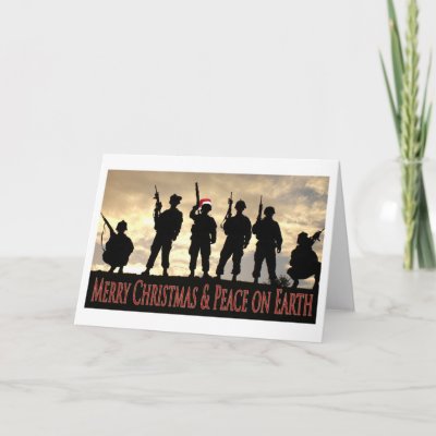 Military Christmas Greeting Card