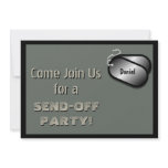 Military Deployment  Party Invite