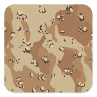 Military Desert Camouflage Background sticker