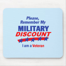 MILITARY DISCOUNT Mousepad