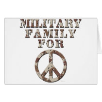 Military Family for Peace Card