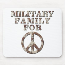 Military Family for Peace Mouse Pad