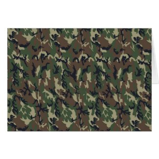Military Forest Camouflage Background card