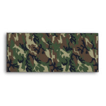 Military Forest Camouflage Background Envelopes
