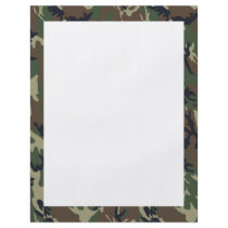 Military Forest Camouflage Background Flyer