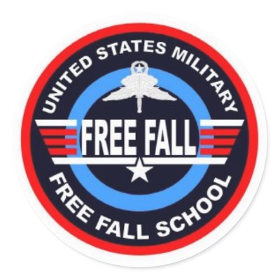 Military Free Fall School Stickers by rngrjoem