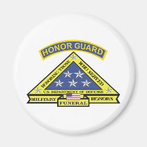 MILITARY FUNERAL HONOR GUARD FRIDGE MAGNETS