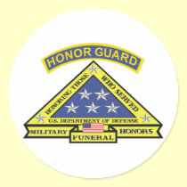 MILITARY FUNERAL HONOR GUARD stickers