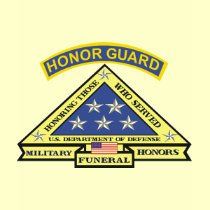 MILITARY FUNERAL HONOR GUARD t-shirts