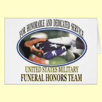 Military Funeral Honors cards