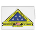 Military Funeral Honors cards by Ghosttown_Gifts Military Funeral Honors cards